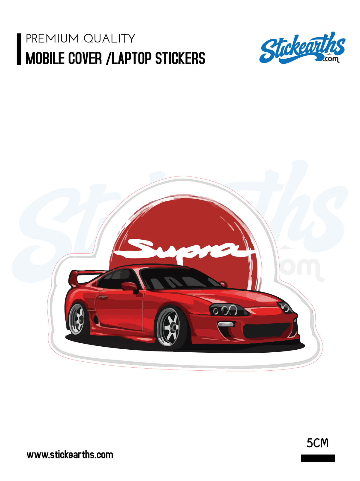 supra red sticker