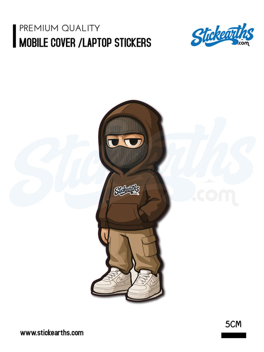 Hoodie boy  sticker
