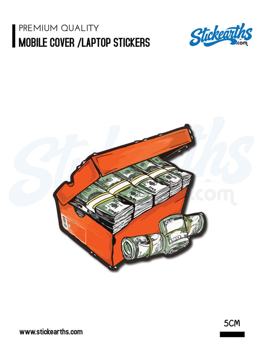 cash box sticker