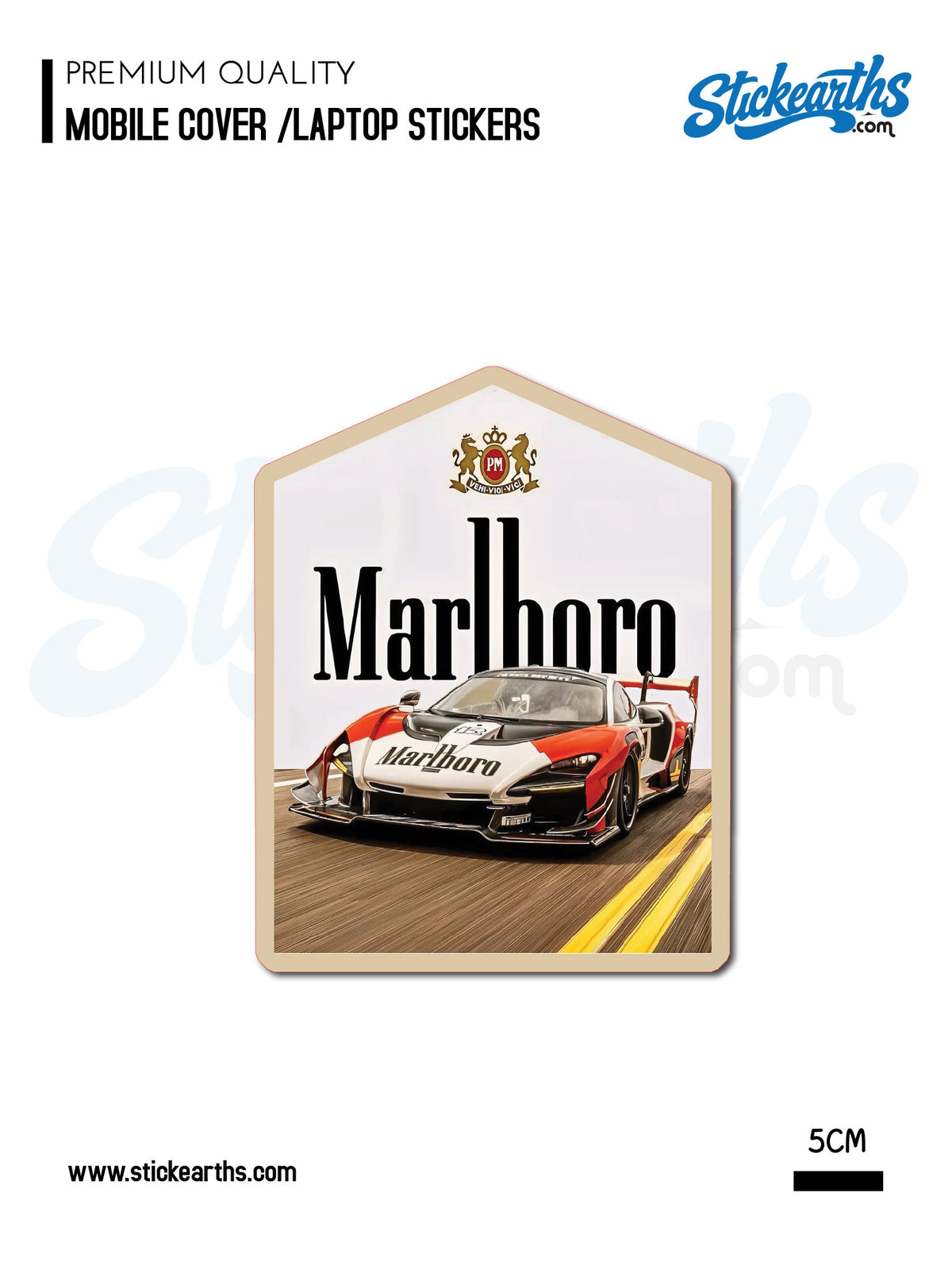 malboro car sticker